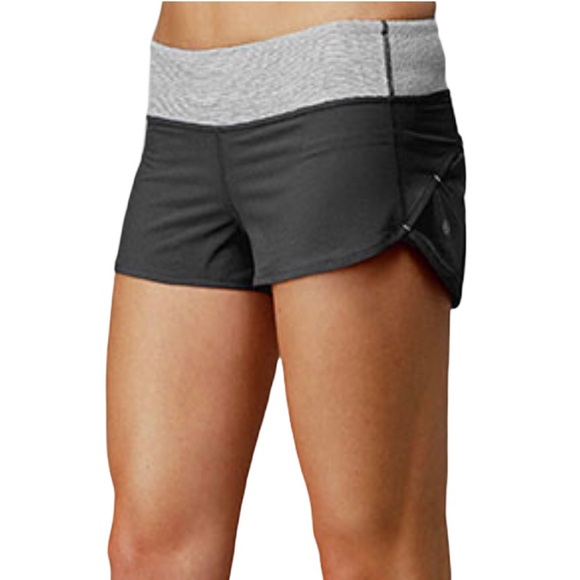 lululemon athletica Pants - Lululemon Speed Short Coal Heathered Wee Stripe